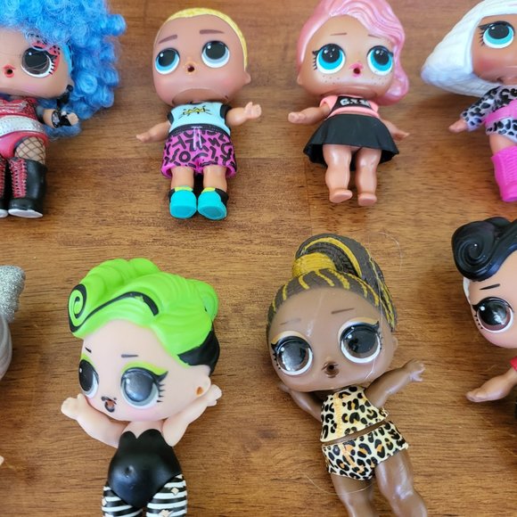 Lol Surprise Doll Figure Mini Lot Set of 15 Pictured Multi Color Dolls Kitty T4 - Picture 3 of 8